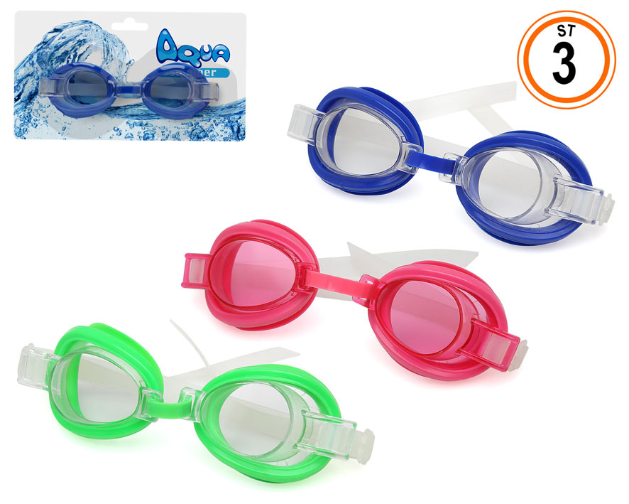 GAFAS INFANTILES PISCINA PVC 3 ST.