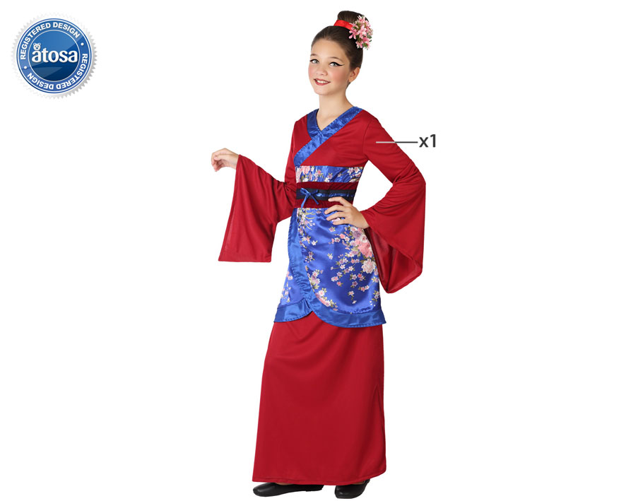 DISFRAZ CHINA NIÑA INFANTIL KIMONO