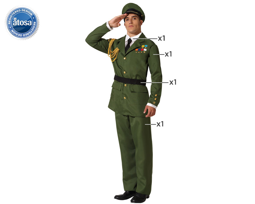 Disfraz Militar Talla M-L