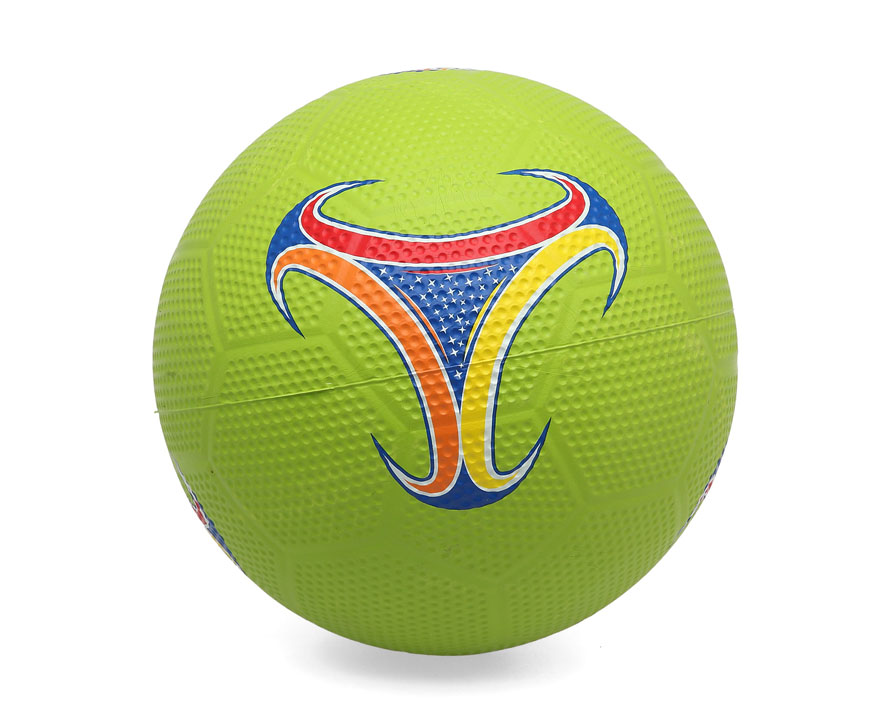 BALON DE FUTBOL 23CM VERDE RUBBER