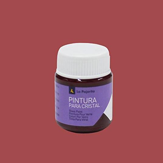 PINTURA PARA CRISTAL 25ML LA PAJARITA ROJO 