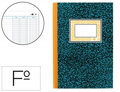 LIBRO LIDERPAPEL FOLIO CARTON 100H CUENTAS CORRIENTES