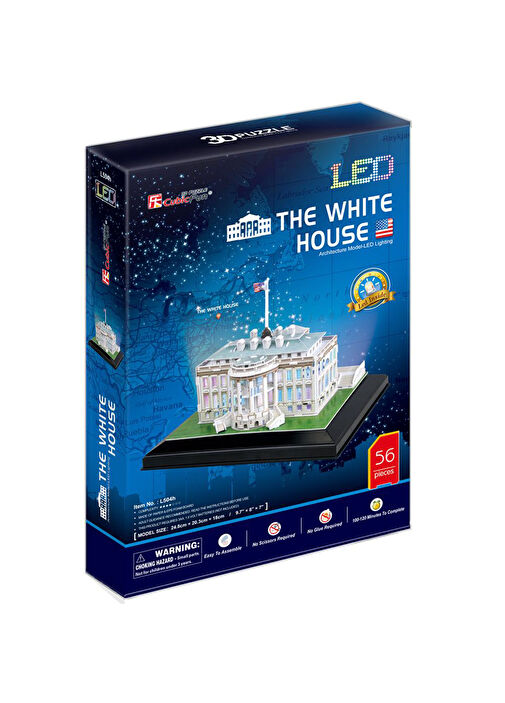 3D PUZZLE LA CASA BLANCA LED THE WHITE HOUSE 