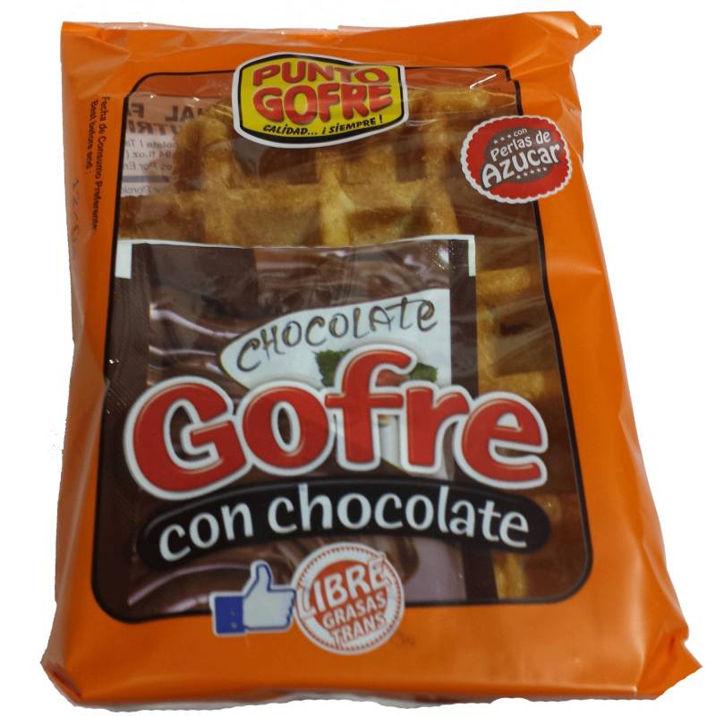GOFRE CON CHOCOLATE 1 UNIDAD 