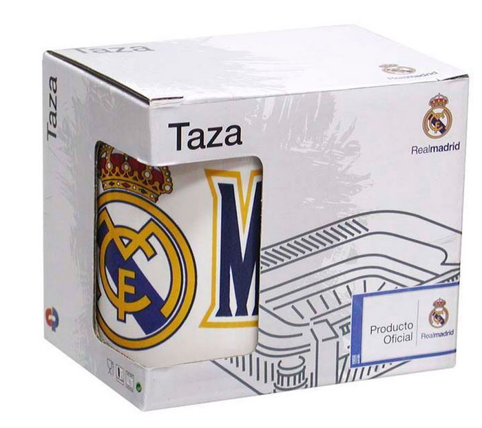 Taza Oficial Real Madrid, taza cerámica oficial Real