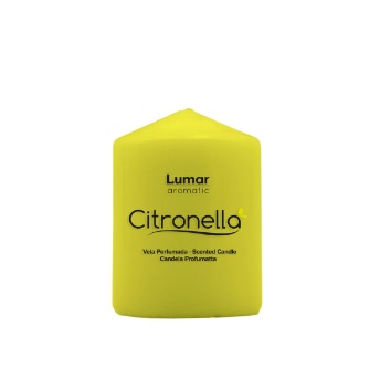 VELA BLOQUE PERFUMADO CITRONELA 100X70MM