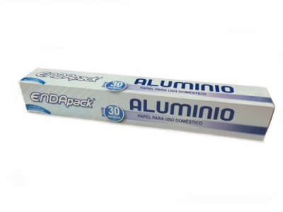 PAPEL DE ALUMINIO USO DOMESTICO 30M 