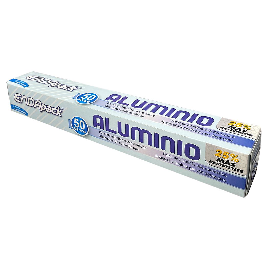 PAPEL DE ALUMINIO USO DOMESTICO 50M 