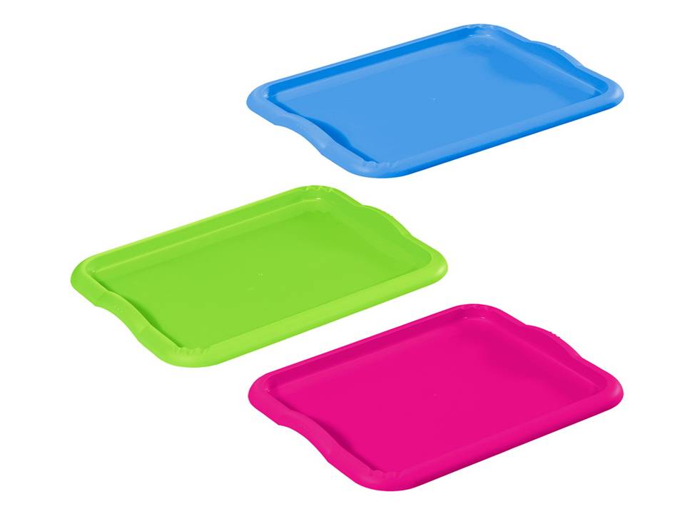 BANDEJA PLASTICO TREBOL RECTANGULAR