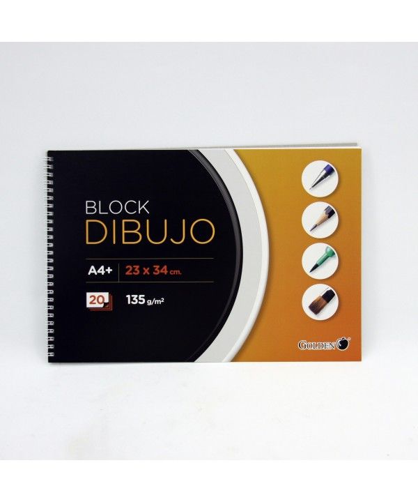 BLOC DIBUJO A4+ CON MARGEN – Info Art Creacions