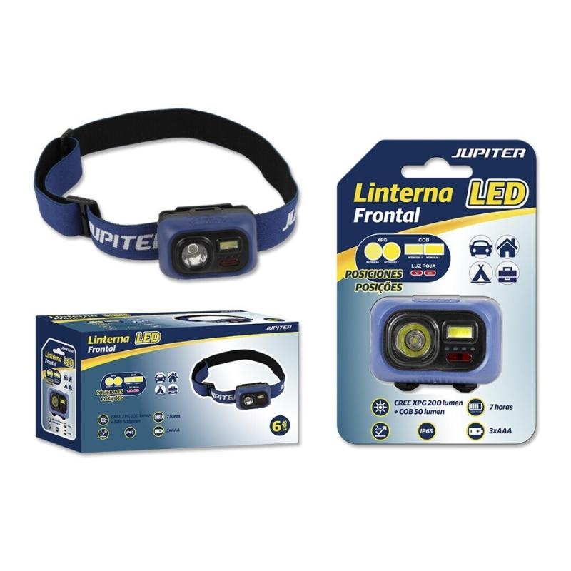 LINTERNA LED FRONTAL JUPITER