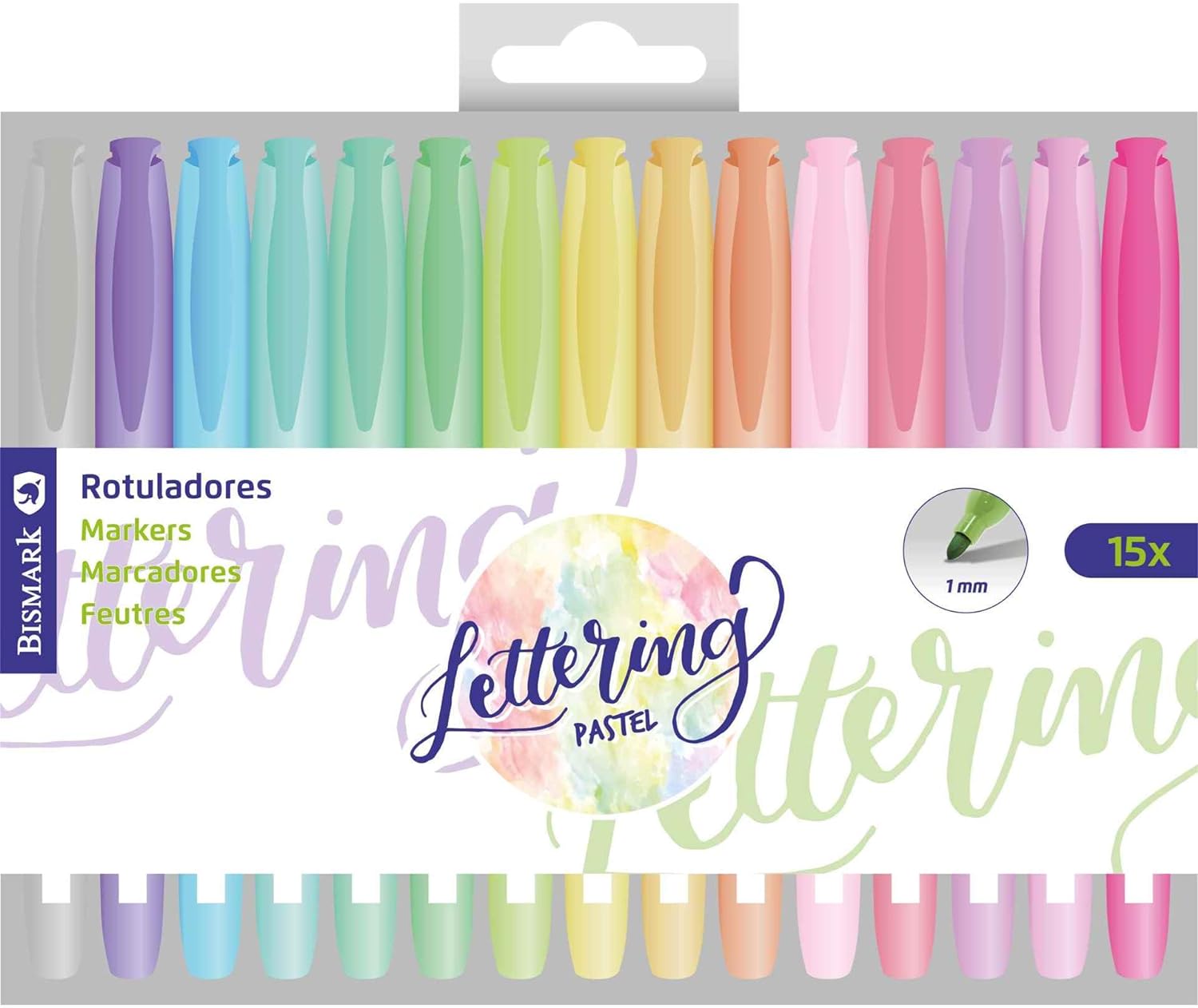 ROTULADORES PASTEL LETTERING 1mm