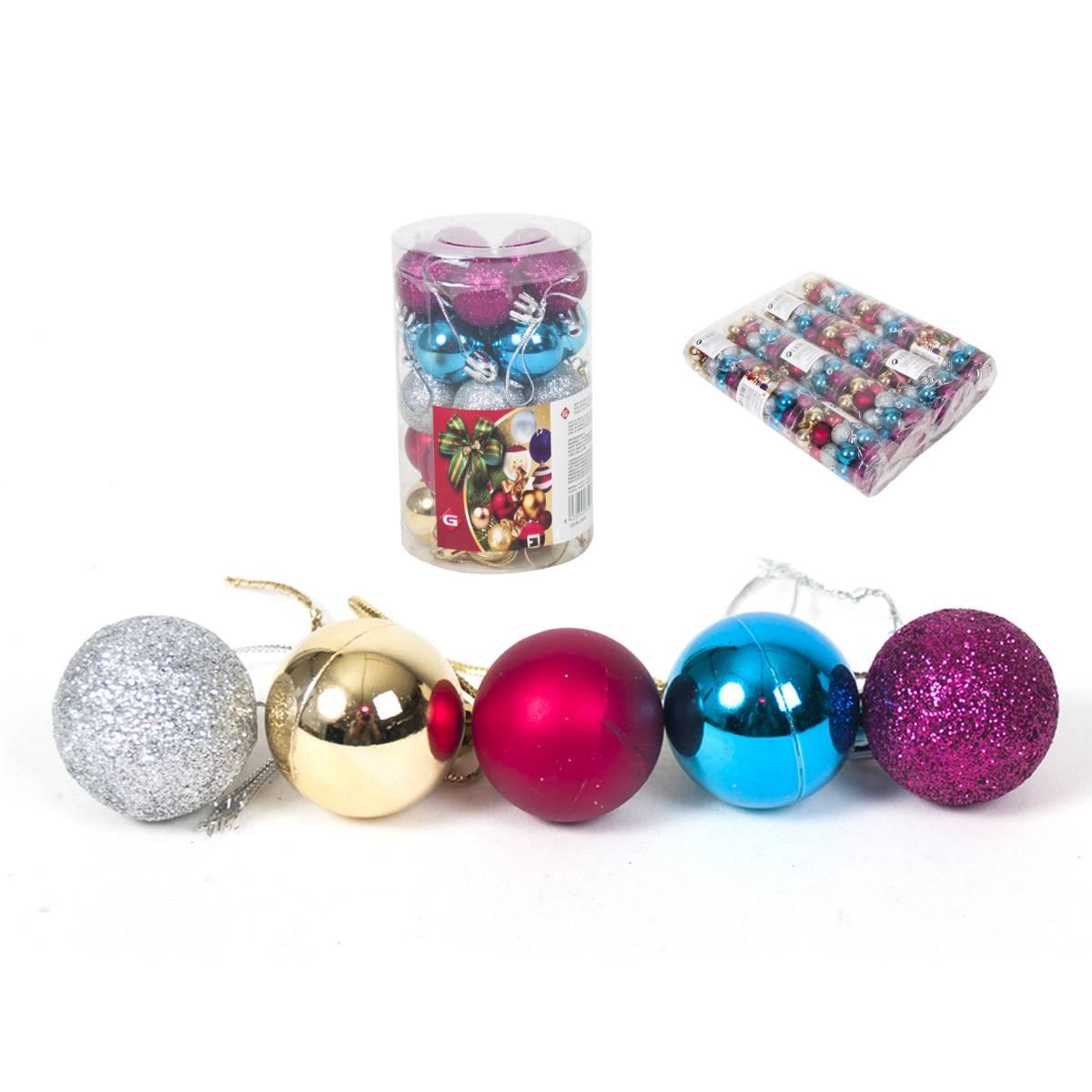 Bolas de Navidad 25pcs 3cm