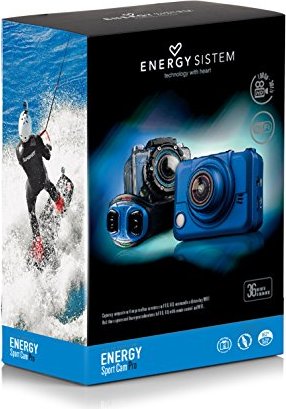 Energy Sport Cam Pro (Full HD 1080p 30fps, WI-FI, Mando Remoto, Accesorios Pro Pack)