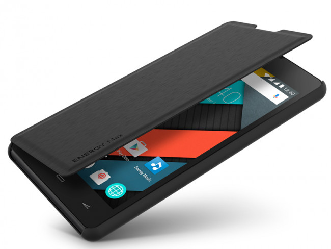 Energy Phone Cover Max 4G Black (Funda Smartphone exclusiva Phone Max 4G)