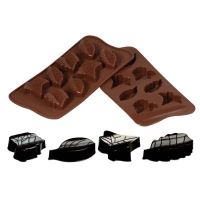 MOLDE SILICONA PARA CHOCOLATE x8uni.