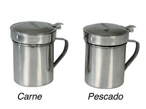 GRASERA ACERO INOX. 500ML - CARNE - PESCADO