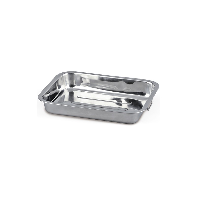 Bandeja horno inox 40 cm asas abatibles 