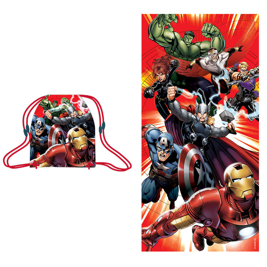 Astuccio Safta Avengers, Rosso/nero, Materiale Scolastico Ufficiale, Per Bambini E Ragazzi - 2