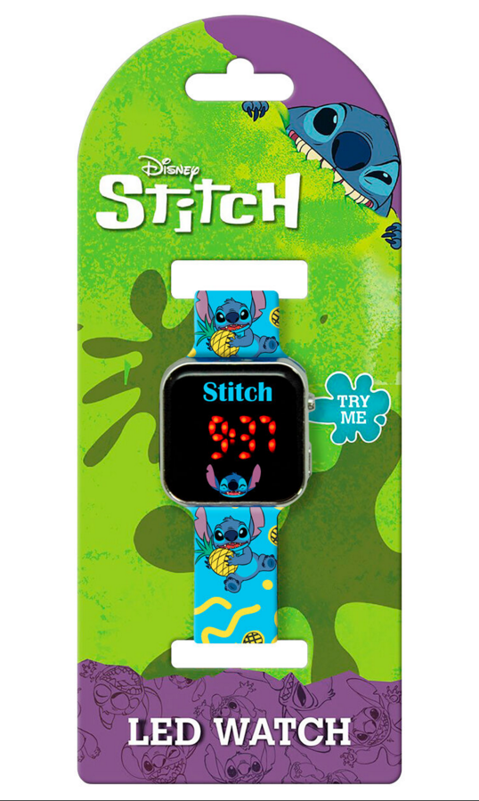 RELOJ LED STITCH DISNEY 