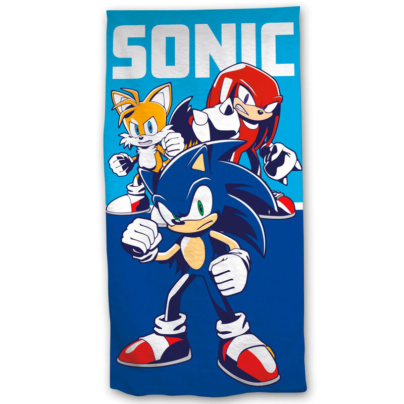 TOALLA SONIC THE HEDGEHOG MICROFIBRA 70x140cm