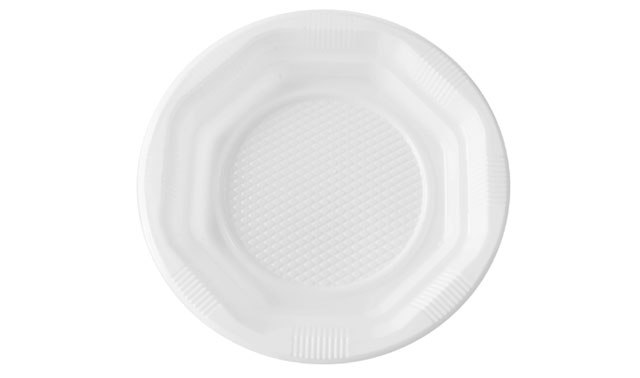 PLATO PLASTICO POSTRE MINI x20 14 cm 