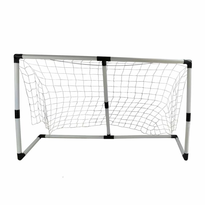 OUTDOOR TOYS. SET DE PORTERIA DE FUTBOL 2 EN 1. UNA PORTERIA 192 X 56 X 110 CM, O DOS PORTERIAS 98 X