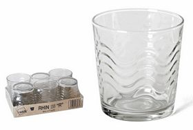 VASOS AGUA 28cl x6uni.