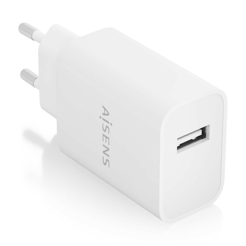 CARGADOR USB 10W ALTA EFICIENCIA 5V/2A BLANCO