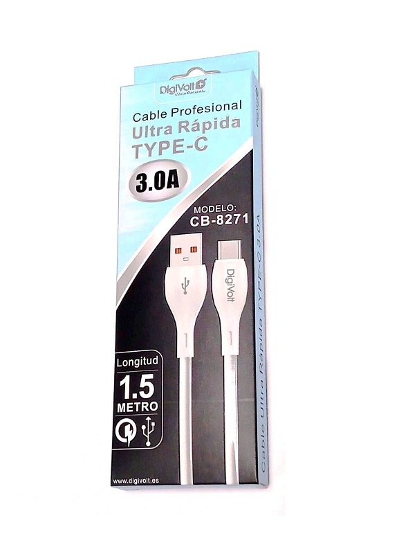 CABLE PROFESIONAL ULTRA RAPIDO 1.5m