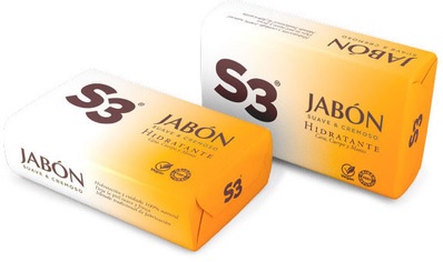 S3 PASTILLA JABON HIDRATANTE PACK 2 x 125GR.