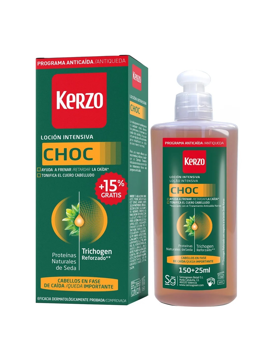 KERZO CHOC LOCION INTENSA 175ML