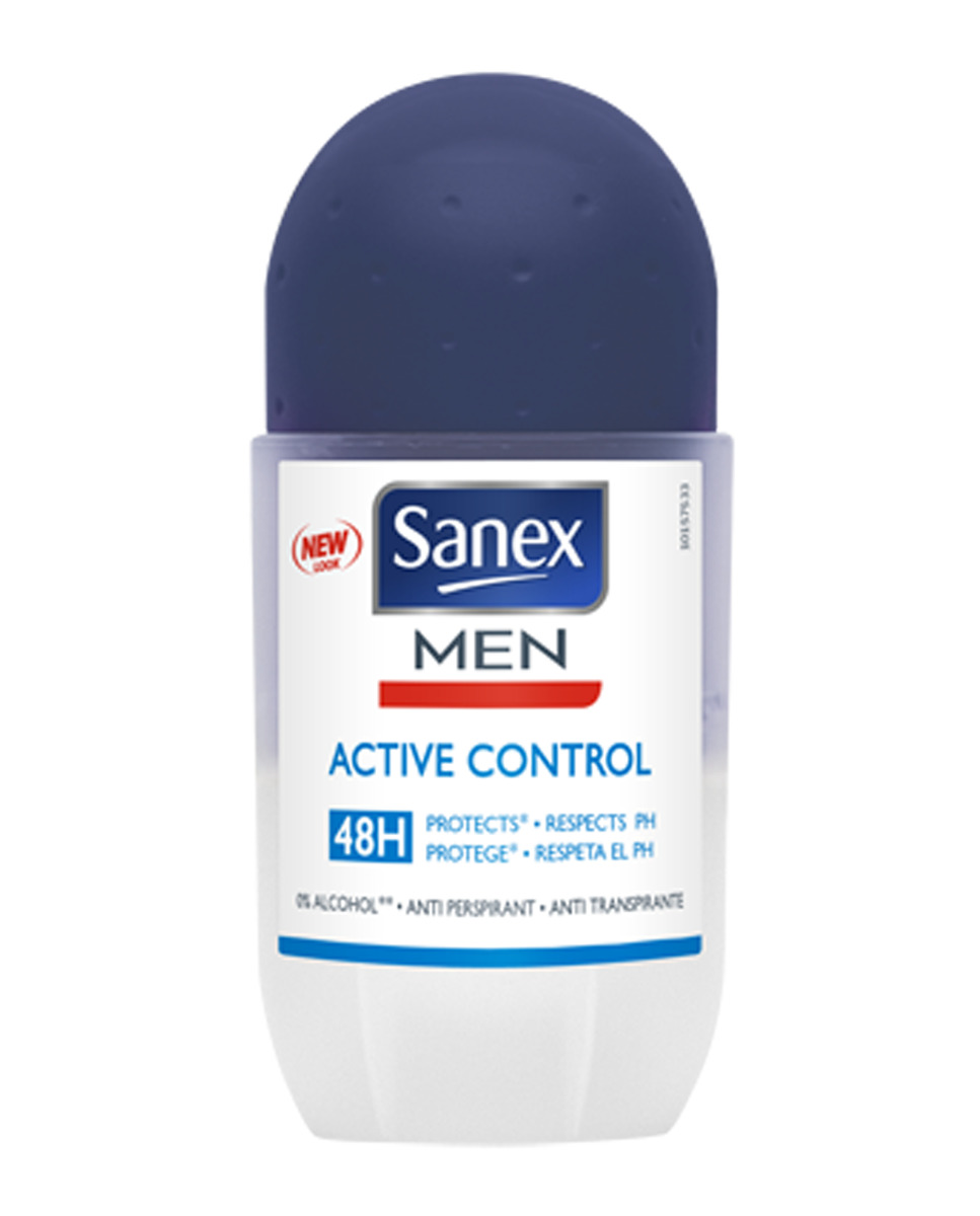Desodorante Roll On Active Control Sanex Men 50ml