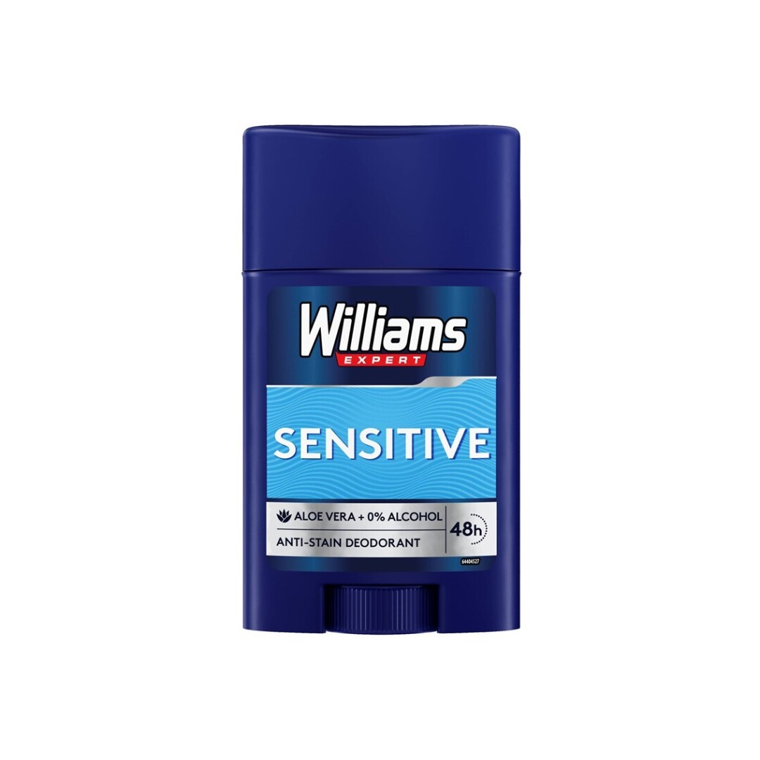 DESODORANTE WILLIAMS STICK PIEL SENSIBLE 75ML