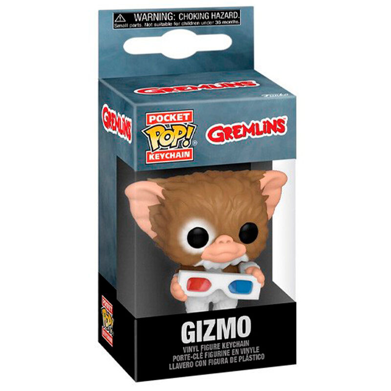 LLAVERO POCKET POP GREMLINS GIZMO CON GAFAS 3D