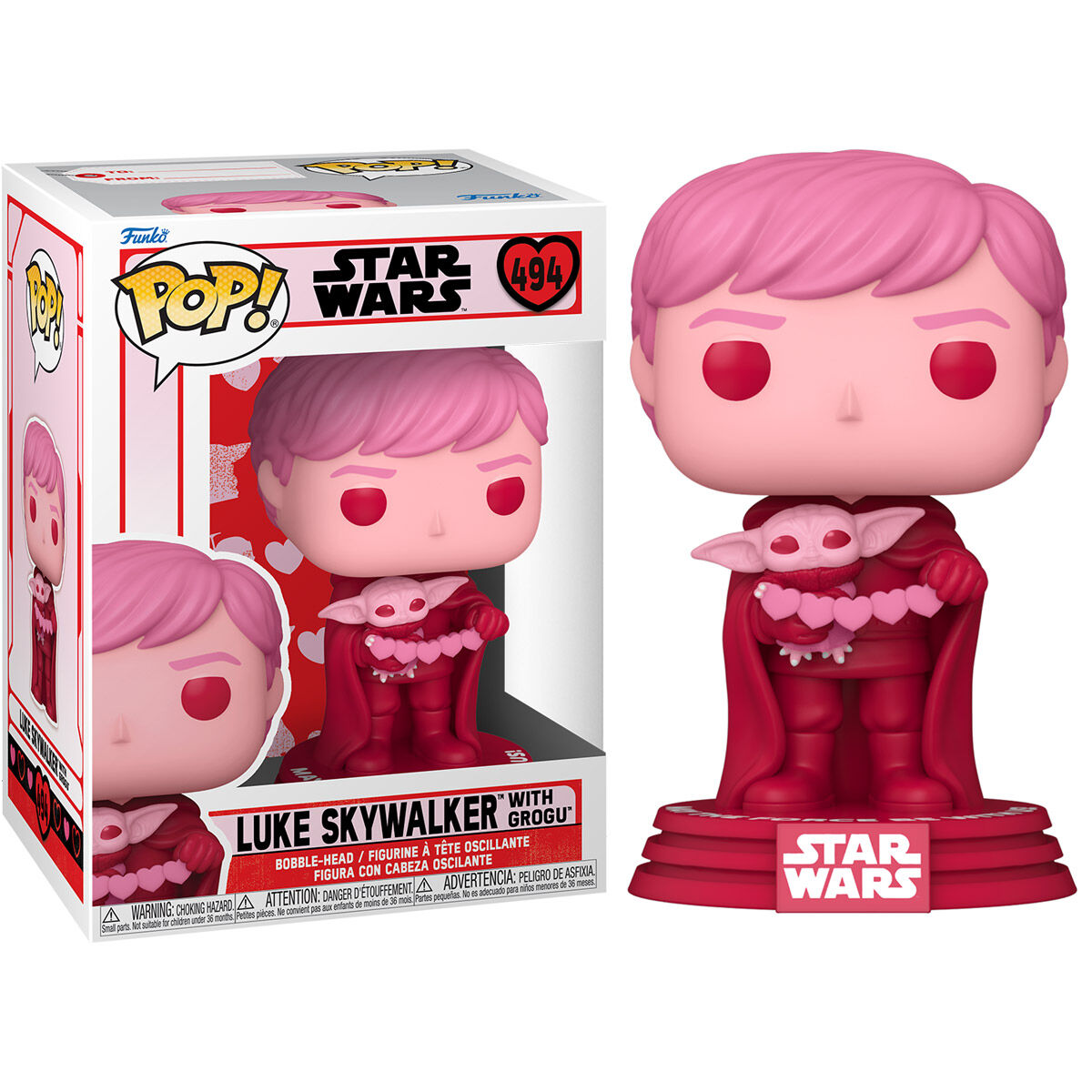 FUNKO POP! LUKE SKYWALKER Y GROGU 494 - STAR WARS