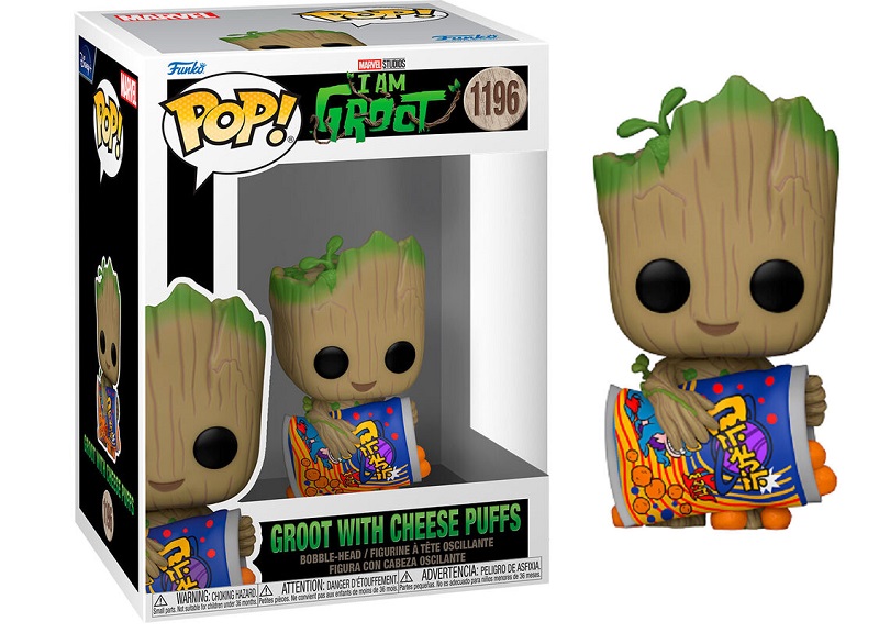 FUNKO POP! GROOT WITH CHEESE PUFFS 1196 - I AM GROOT