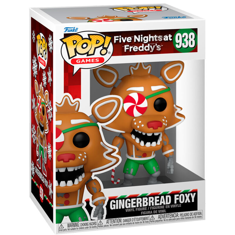 FUNKO POP! GINGERBREAD FOXY 938 - FIVE NIGHTS AT FREDDYS HOLIDAY