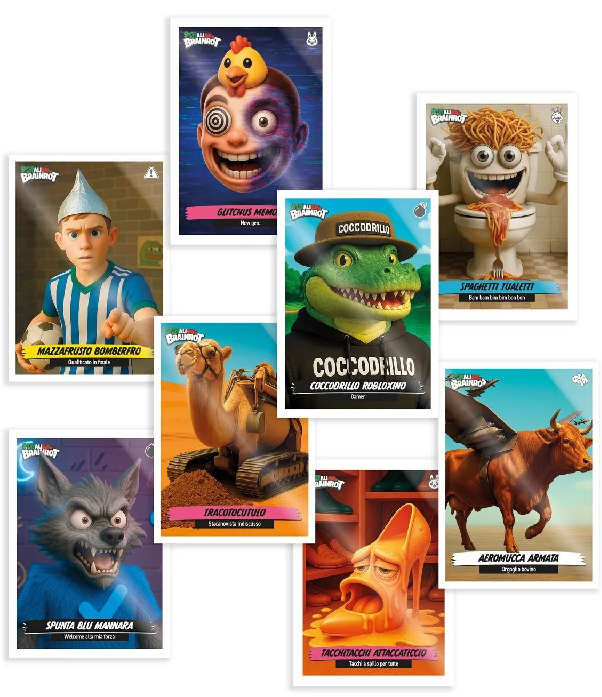 SKIFIDOL ITALIAN BRAINROT 24 SOBRES TRADING CARDS COLECCION OFICIAL