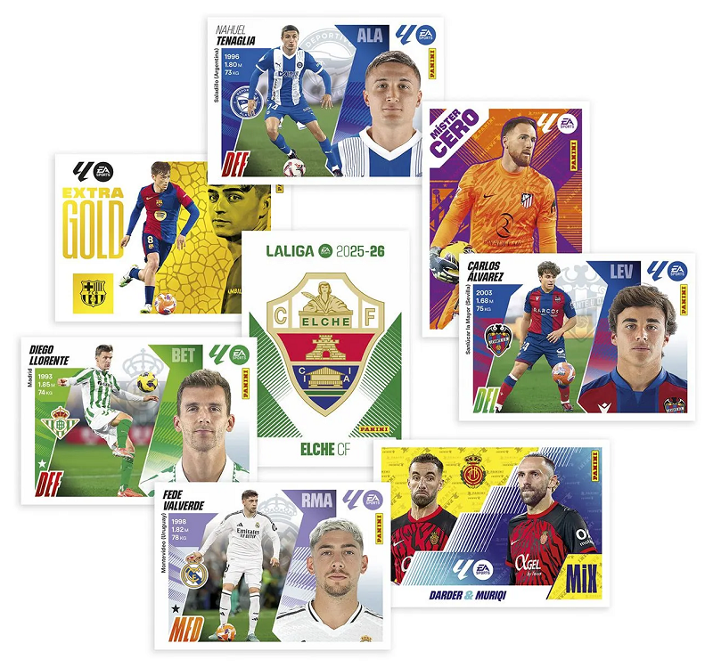 1 SOBRE CROMOS LIGA 2025-26 COLECCION OFICIAL 