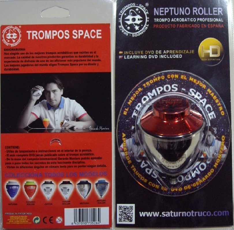 TROMPO NEPTUNO "DE METAL" ROLLER CON DVD