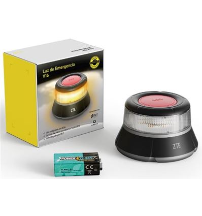 Baliza de emergencia y señalización ZTE V16 con geolocalización