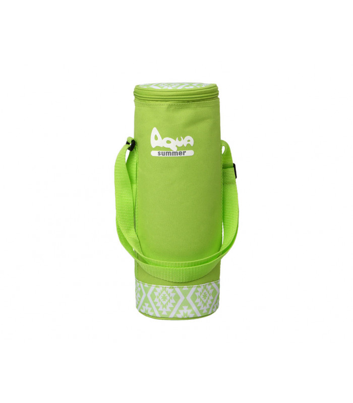 BOLSA NEVERA TERMICA BOTELLA VERDE 11x30cm 1.5L