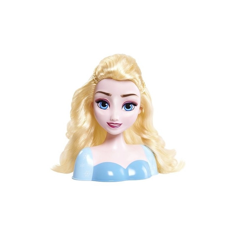 Frozen - Busto peinable de Elsa con accesorios 