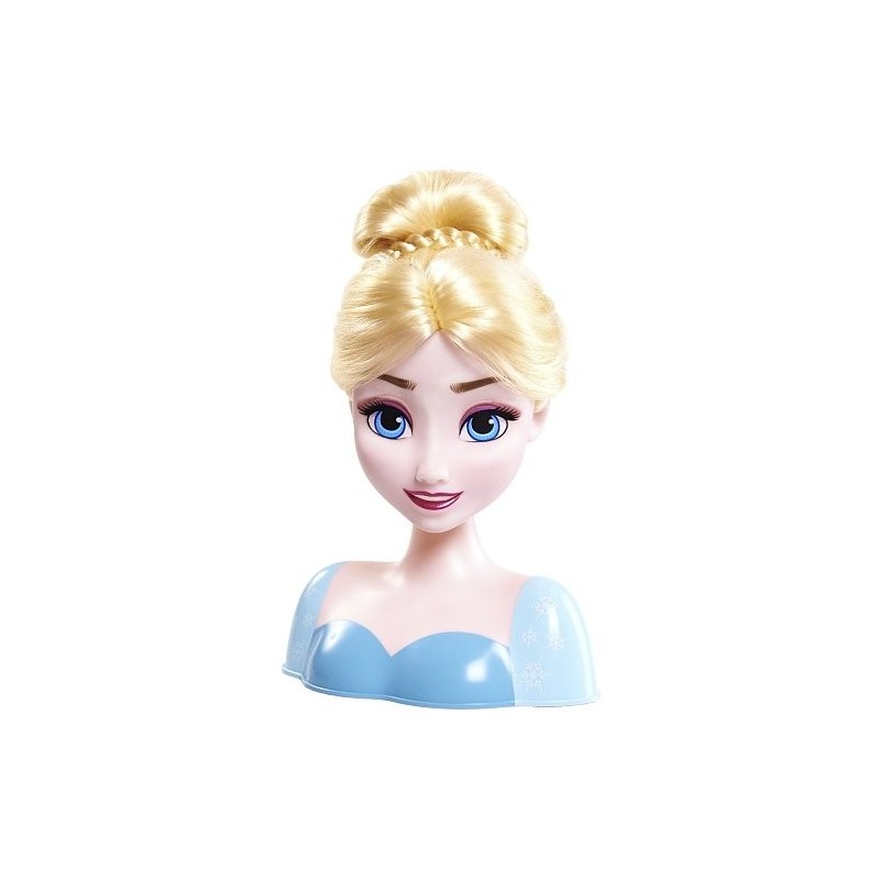 Frozen - Busto peinable de Elsa con accesorios 