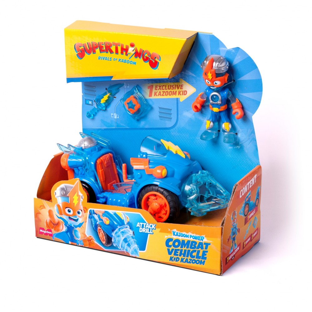 SUPERTHINGS KAZOOM POWER COMBAT VEHICLES KID KAZOOM