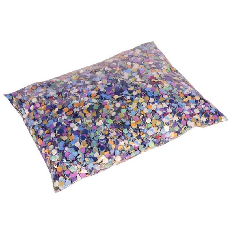 Confeti Clasico Redondo. MULTICOLOR 1 KG. 