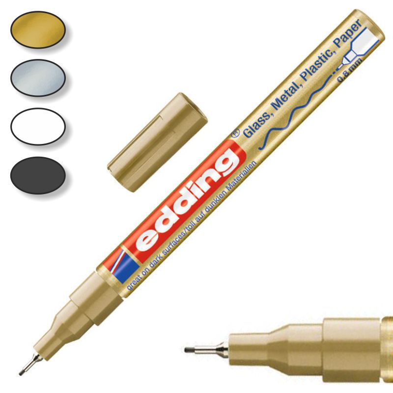 Marcador de pintura edding 780 -  0,8 mm punta redonda