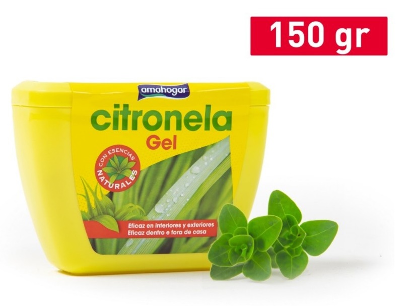 GEL OVAL CITRONELA 150G