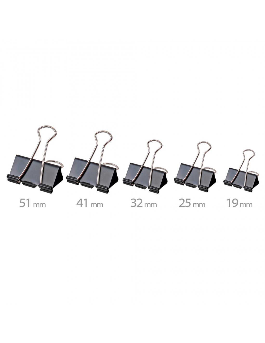 APLI PINZAS ABATIBLES NEGRAS 25mm 
